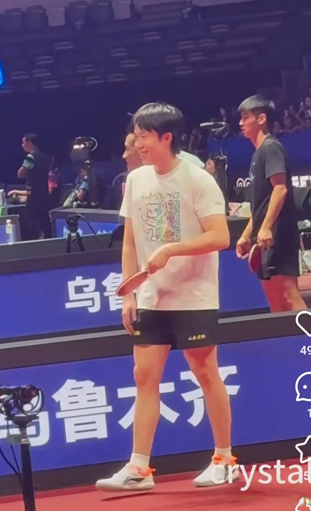 比赛中